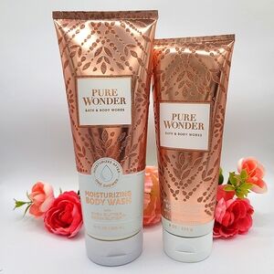 Bath & Body Works Pure Wonder Body Wash and Lotion